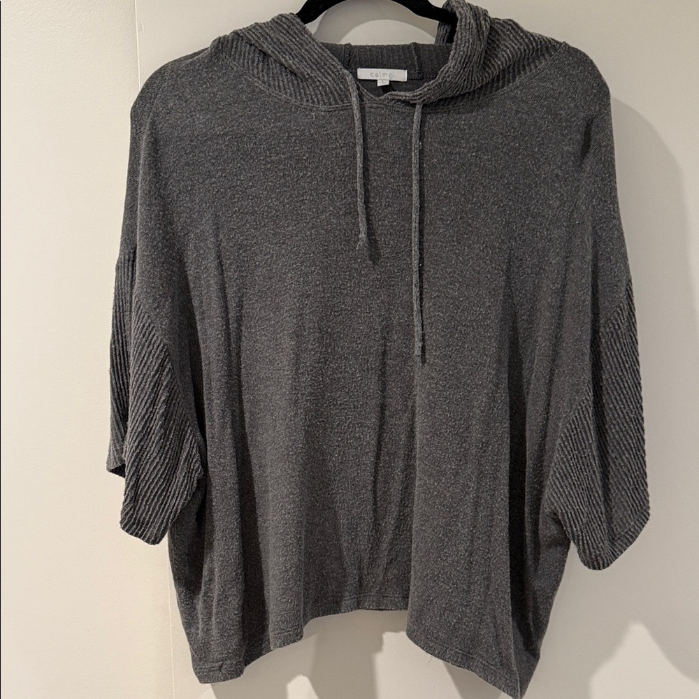 Charcoal Hooded Women's Sweater
